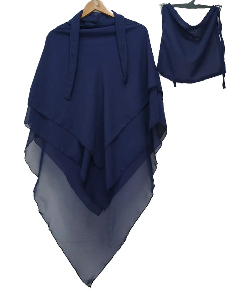 3-Layer Khimar with Niqab