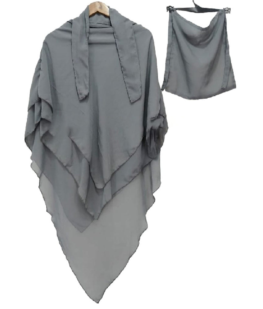 3-Layer Khimar with Niqab