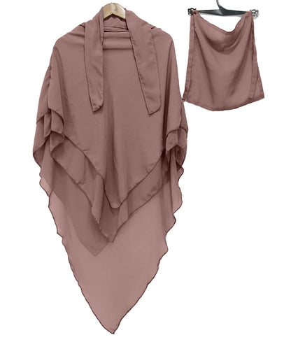 3-Layer Khimar with Niqab